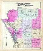La Crosse County Outline Map, La Crosse County 1906